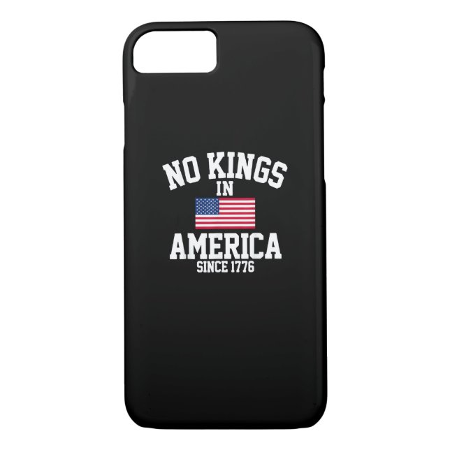 No Kings In America USA Flag Retro Cool Style Case-Mate iPhone Hülle (Rückseite)
