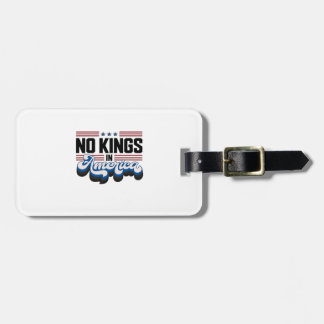 No Kings In America USA Retro Classic Gepäckanhänger