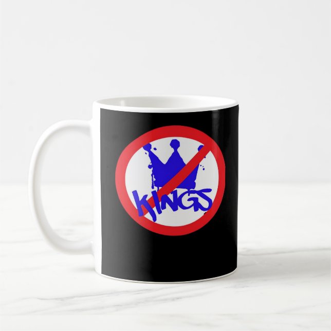 No Kings In The USA Classic Kaffeetasse (Links)