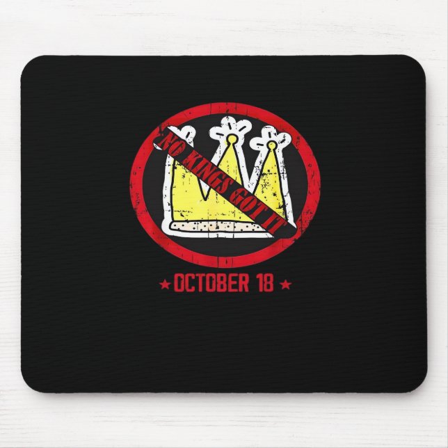 No Kings It Classic Creative Style Mousepad (Vorne)