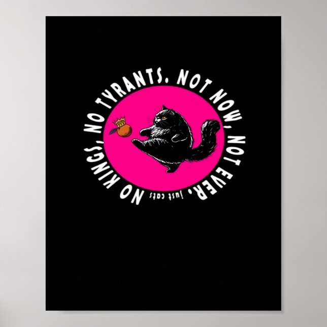 No Kings, Just Cats Essential Poster (Vorne)