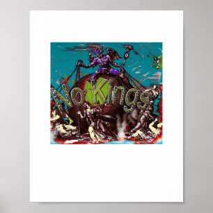 No Kings Klassischer moderner minimaler Stil Poster