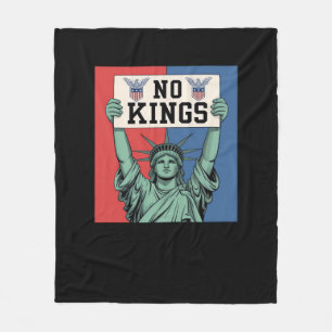 No Kings Klassischer Patriotischer Stil Fleecedecke