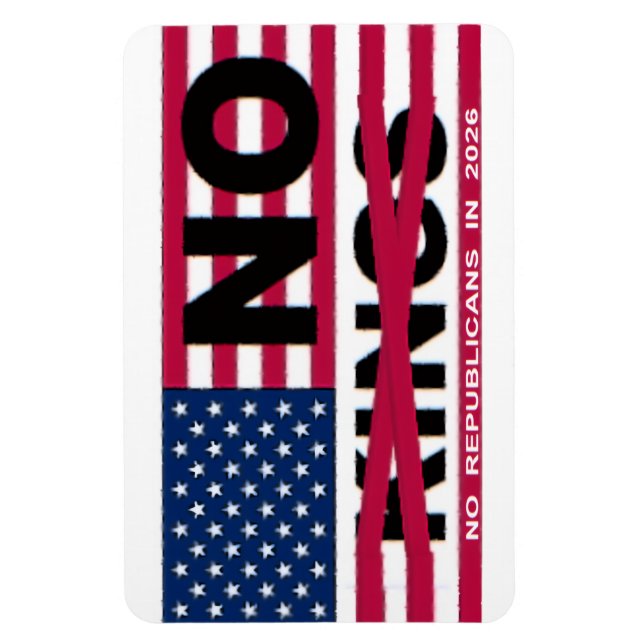 NO KINGS MAGNET (Vertikal)