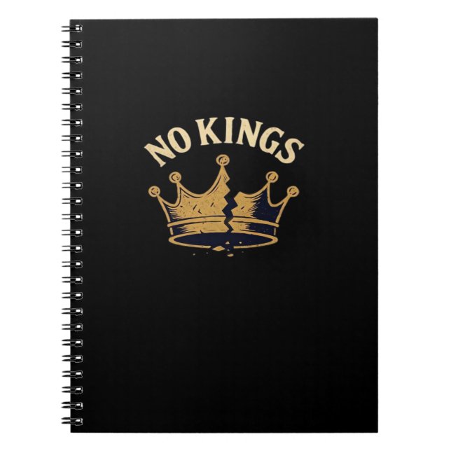 No Kings Minimal Clean Notizblock (Vorderseite)