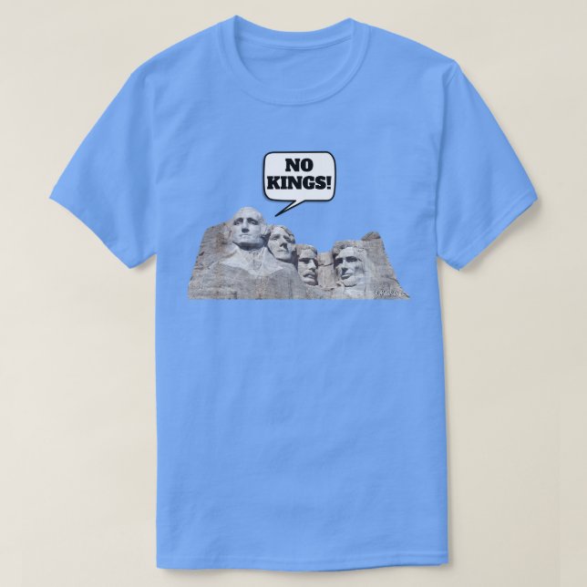 No Kings (Mt Rushmore) - A MisterP Shirt (Design vorne)