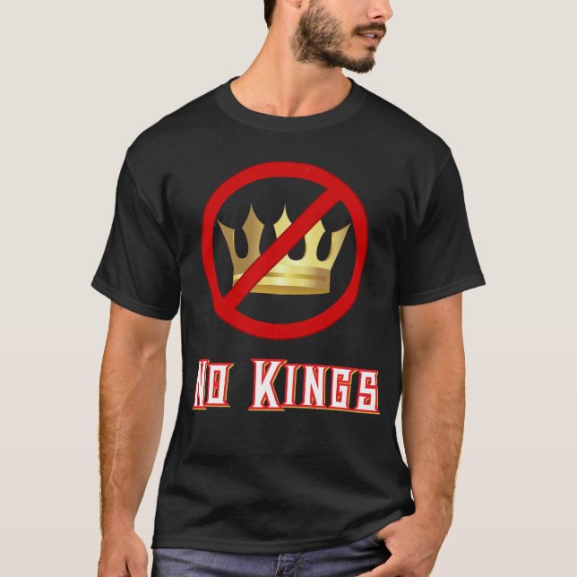 No Kings political Graphic T-shirt (Devant)