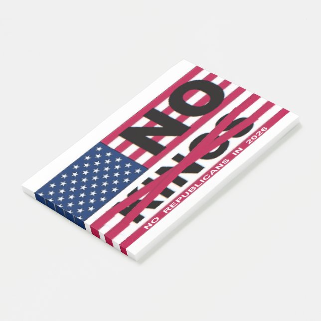 NO KINGS POST-IT KLEBEZETTEL (angewinkelt)