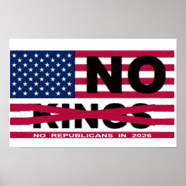 NO KINGS POSTER (Vorne)