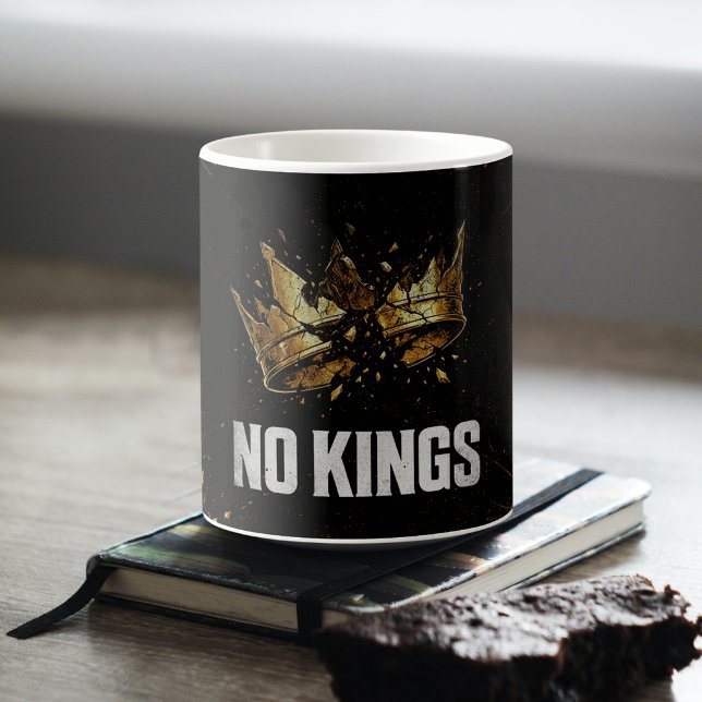 No Kings Protest Kaffeetasse (Von Creator hochgeladen)
