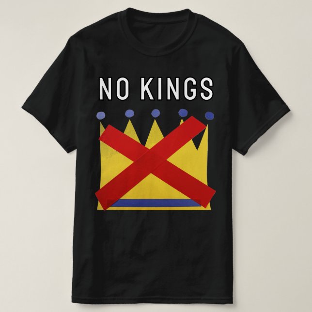 No Kings Protest Resist Unite T-Shirt (Design vorne)