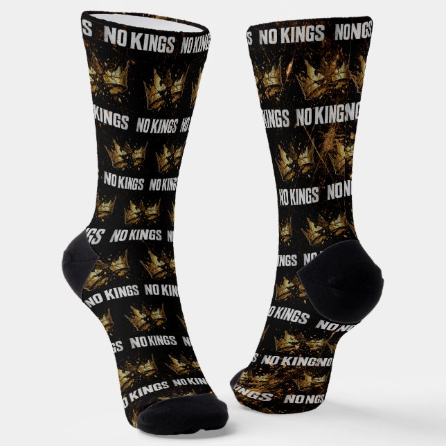 No Kings Protest Socken (Gewinkelt)
