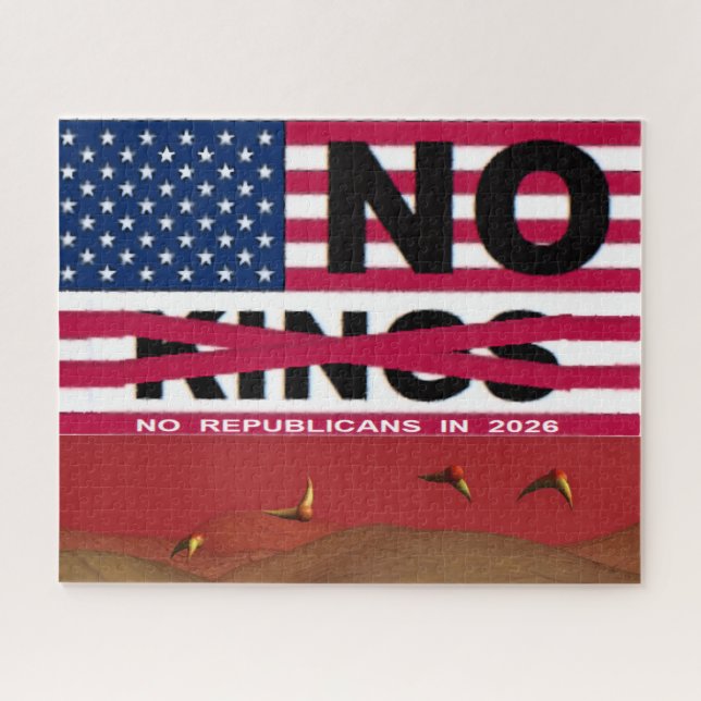 "NO kings" Puzzle (Horizontal)