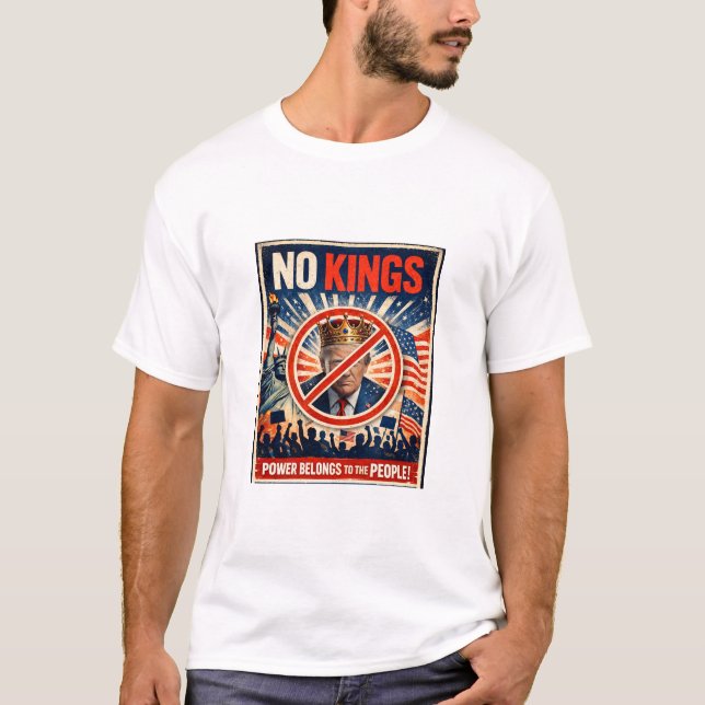 No Kings! Short Sleeve T-Shirt (Vorderseite)