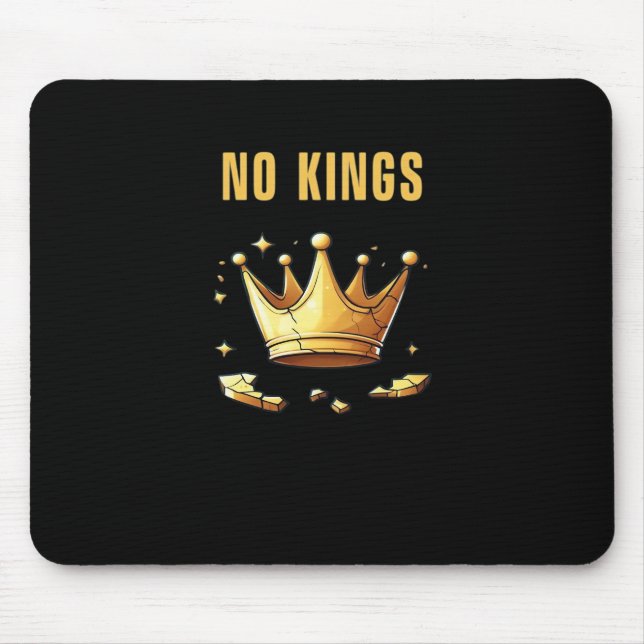 No Kings. Simple Yet Impactful Visual Of A Destroy Mousepad (Vorne)