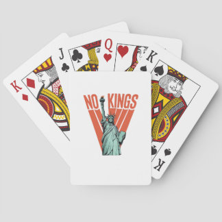 No Kings Statue Of  Protest  American Classic Spielkarten