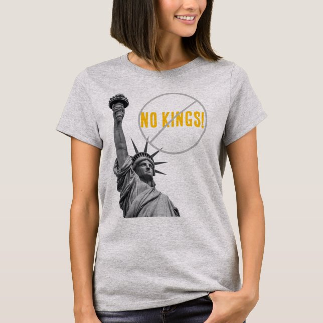 No Kings Statute of Liberty T-Shirt (Vorderseite)