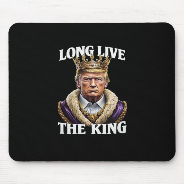 No Kings Vintage Long The King  Mousepad (Vorne)
