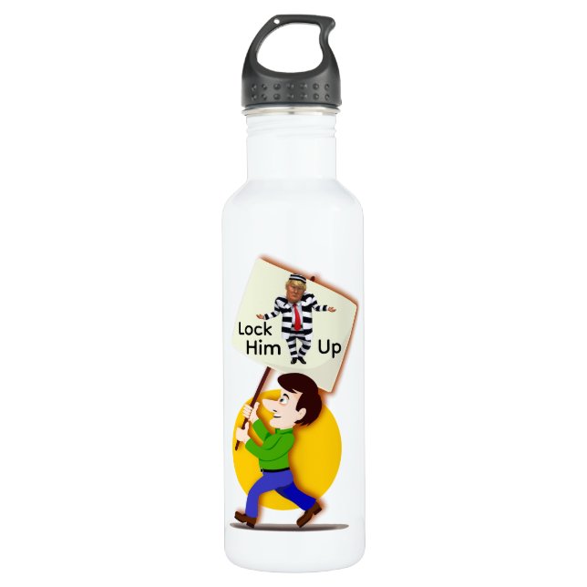No Kings Water Bottle  Edelstahlflasche (Vorderseite)