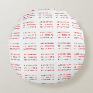 "No L" (Weihnachten) Alphabet Joke for Christmas Rundes Kissen