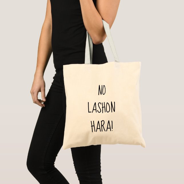 No Lashon Hara Fashion Tragetasche (Vorderseite (Produkt))
