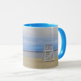 No Lifeguard on Duty Two-Tone Mug