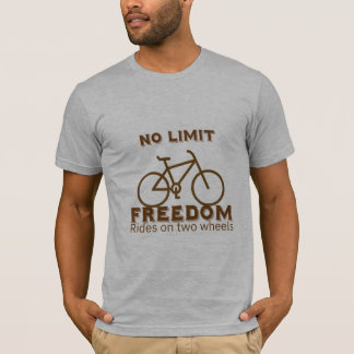 No Limit Freedom Fahrrad T-Shirt für Männer | Radf