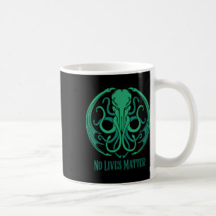 No Lives Cthulhu Sticker Kaffeetasse