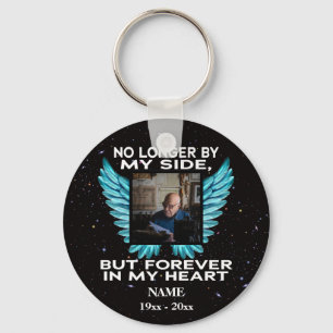 No Longer by My Side, memorial photo keepsake Schlüsselanhänger