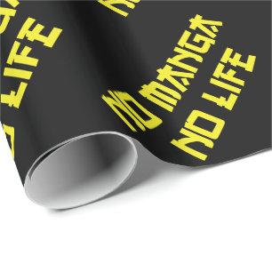 NO MANGA NO LIFE GESCHENKPAPIER