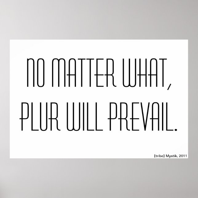 No Matter What Poster (Vorne)