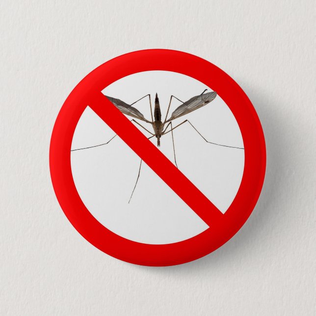 No Mosquitos Button (Vorderseite)