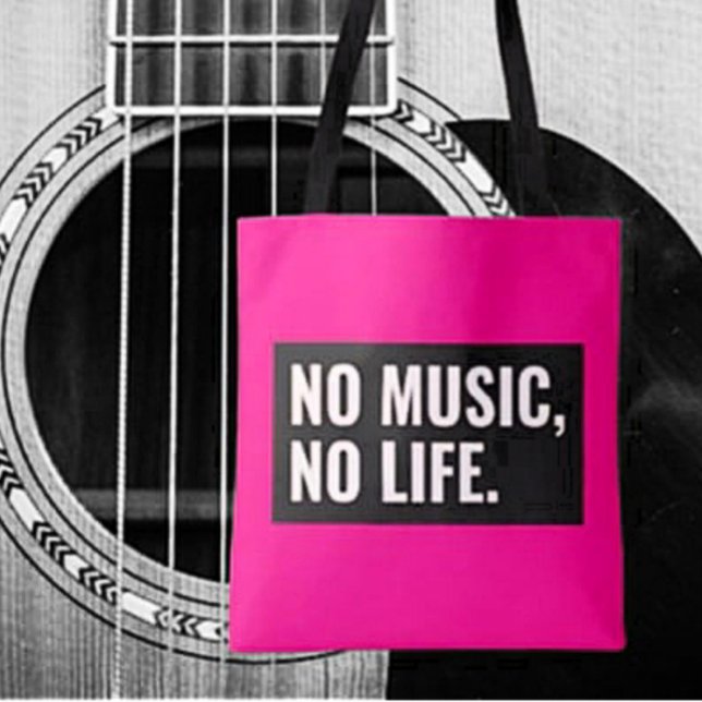 No Music No Life Tasche - Tragen Sie den Rhythmus (Von Creator hochgeladen)