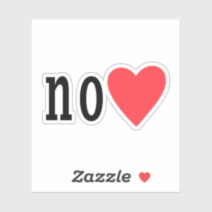 "no ❤️", nein, meme, lustig, trendy, aufkleber