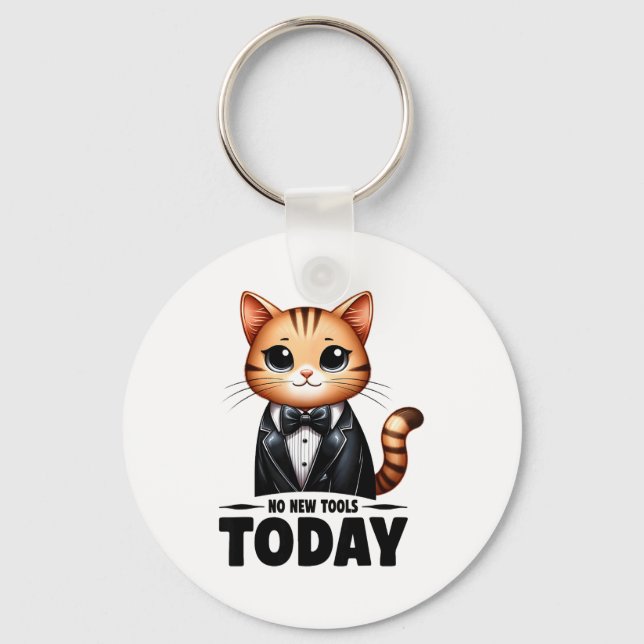 No New Tools Today Funny  Schlüsselanhänger (Vorderseite)