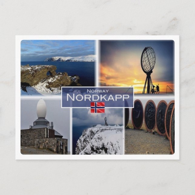 NO Norway - Nordkapp - North Cape - Postkarte (Vorderseite)