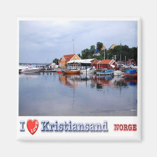 NO - Norwegen - Kristiansand - I - Liebe Magnet