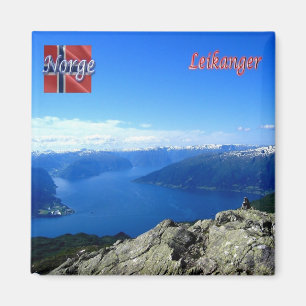 NO - Norwegen - Leikanger Magnet