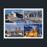 NO Norwegen - Oslo - Postkarte<br><div class="desc">Reisen und PostCard Hier ist die Erinnerung an Ihren Urlaub in Norwegen. Dieses Bild enthält eine Darstellung der folgenden Orte: Oslo - Die neue Oper - Haus in Oslo - Skyline - Hafen - Ein typischer Stadtblock von Oslo. Beeindrucken Sie Freunde und Familie mit einzigartigen Souvenirs von der großen Reise....</div>