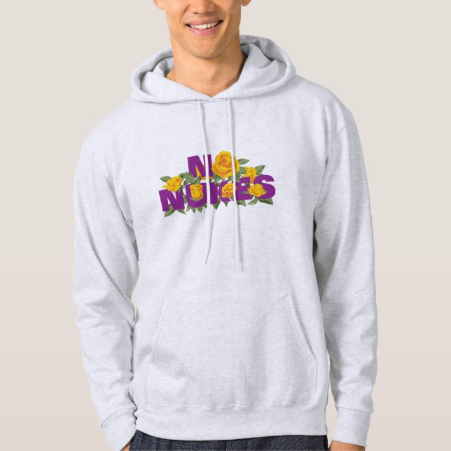 NO NUKES - ROSE Sweat - shirt à capuche officiel d (Devant)