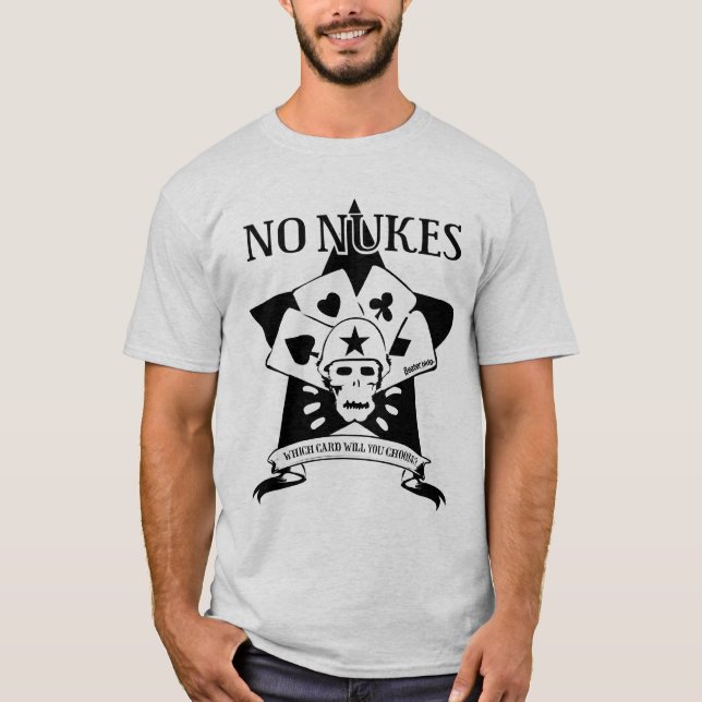 No Nukes Skull T-shirts (Devant)