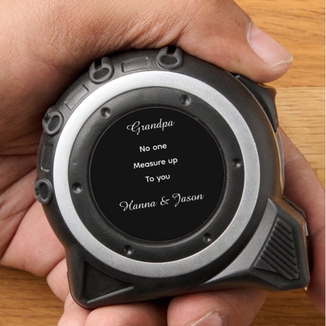 No One Measures Up Personalized grandpa dad's day Maßband (Von Creator hochgeladen)