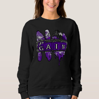 No Pain No Gain Yup Retro Dark Iris 3s Unisex Matc Sweatshirt