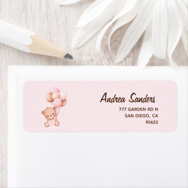 No podemos esperar mas Lindo oso Rosa Baby shower (Insitu)