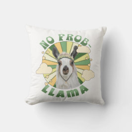 No Prob-Llama Boho Llama Kissen