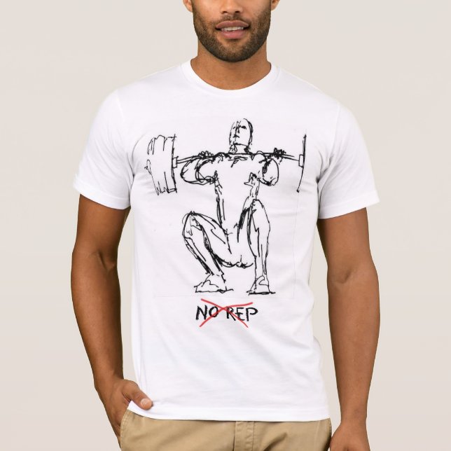 No Rep T-Shirt, Crossfit, T-Shirt (Vorderseite)
