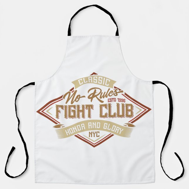 No Rules Fight Club Schürze (Vorderseite)