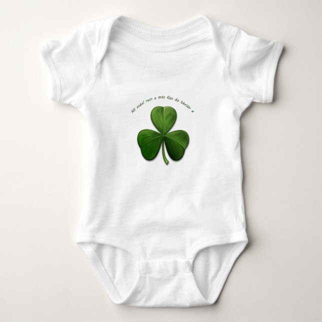 No Secret ist bekannt von 3 Personen. Altes irisch Baby Strampler (Vorderseite)