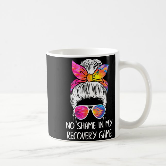 No Shame In My Recovery Game Sobriety Aa Na Anni  Kaffeetasse (Rechts)