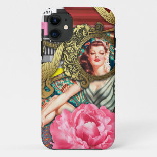 No-Signal - Freche digitale Lady-Collage Case-Mate iPhone Hülle